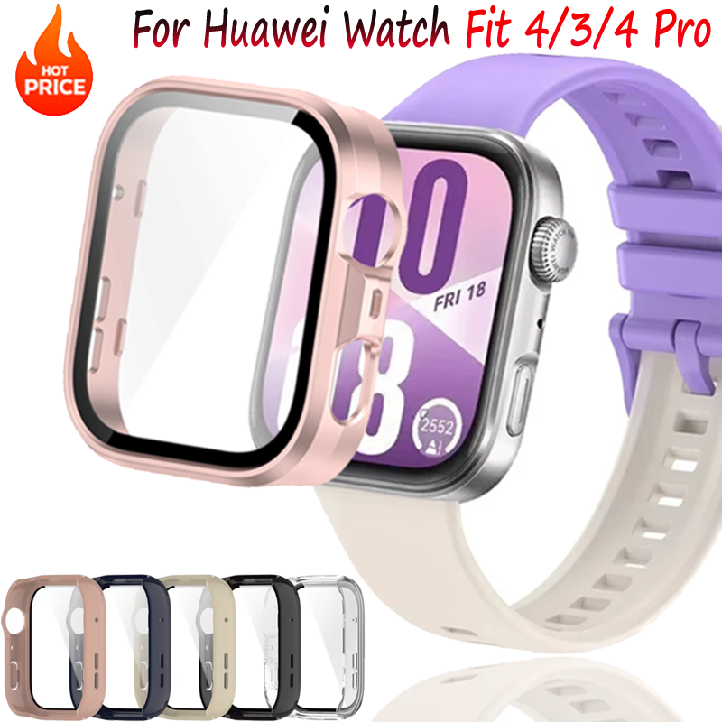 Huawei Smartwatch Accessories - Boîtier PC en Silicone + verre