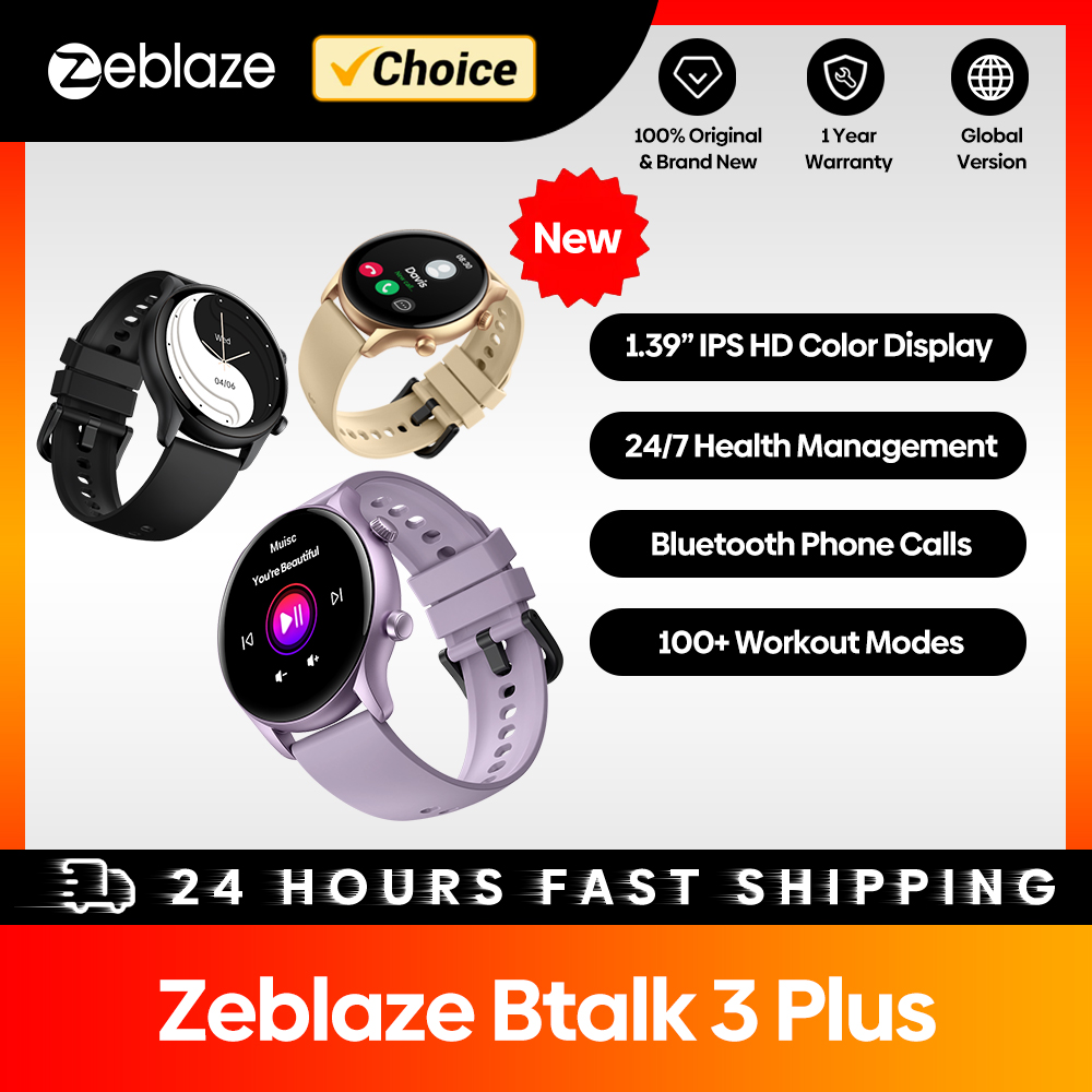 Smartwatch Face - Zeblaze-Montre intelligente Banti3 Plus pour hommes