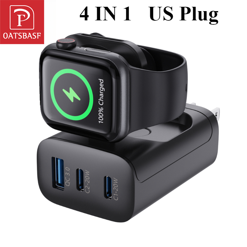Wireless Charger Watch - Oatsbasf-Adaptateur de chargeur sans fil magnétique