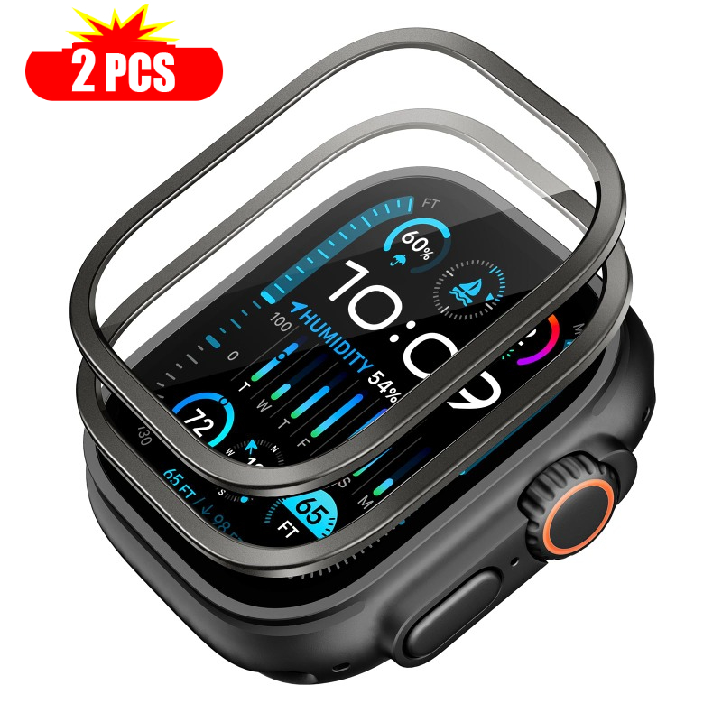 Smartwatch Watch Accessories - 2 pièces verre trempé pour Apple