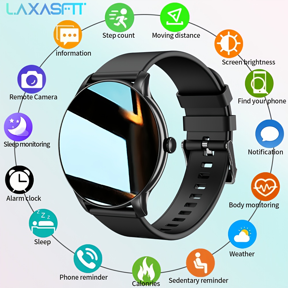 Smartwatch Face - LAXASFIT Outsport montre intelligente Bluetooth appelant