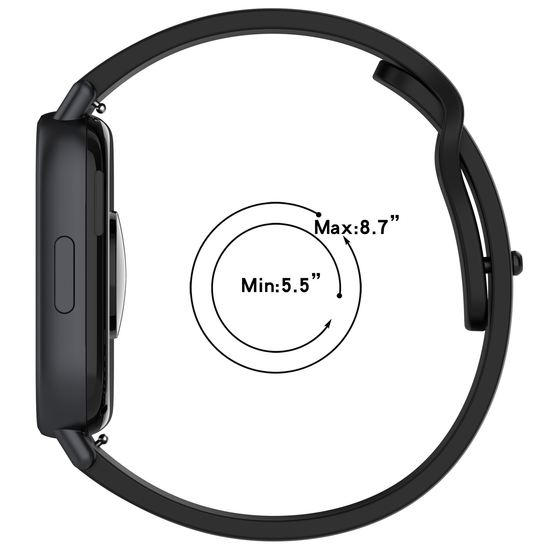 Bracelet en Silicone pour mont - Smartwatch Id avis et prix
