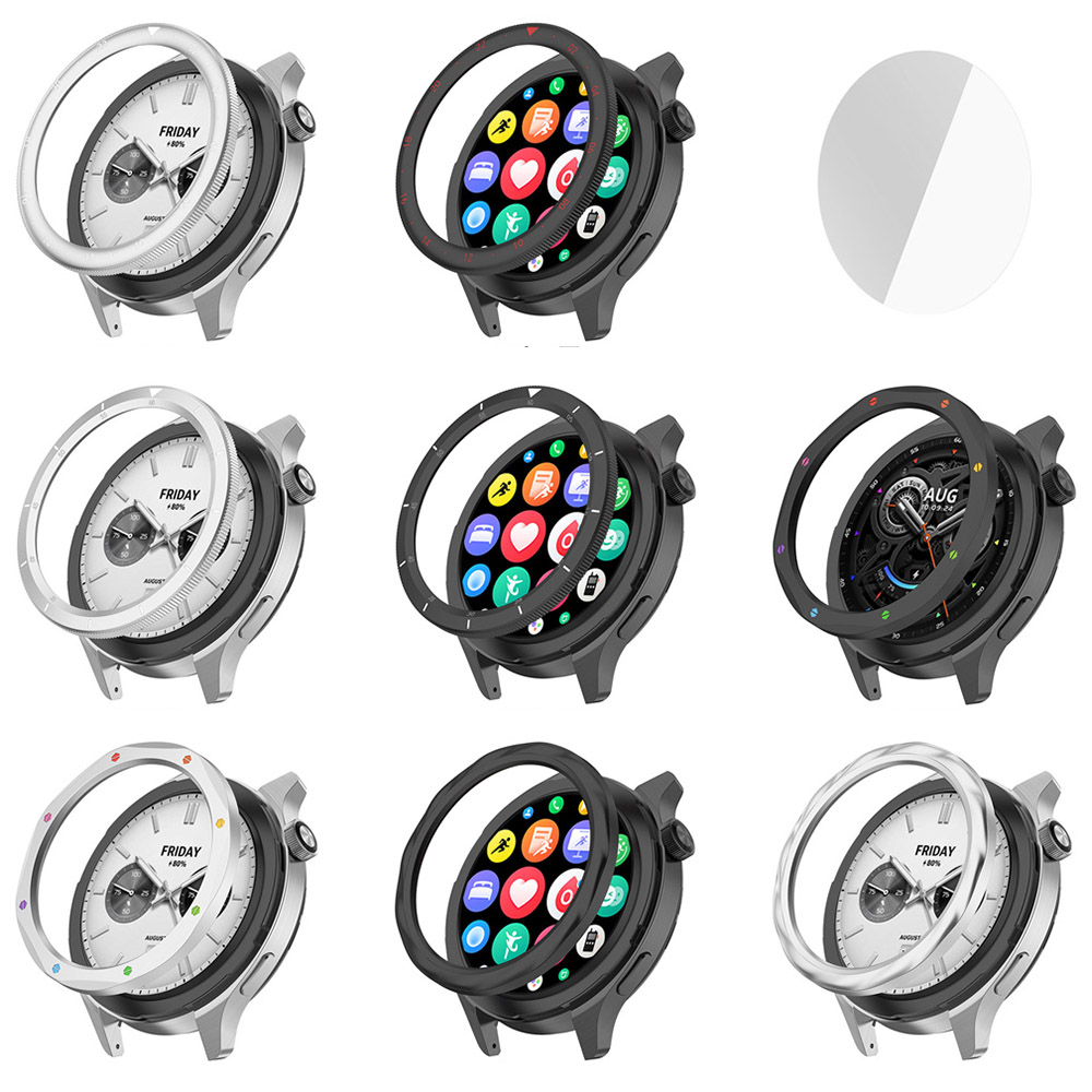 Anneau de lunette en métal pou - Xiaomi Smartwatch S4 Accessories avis et prix