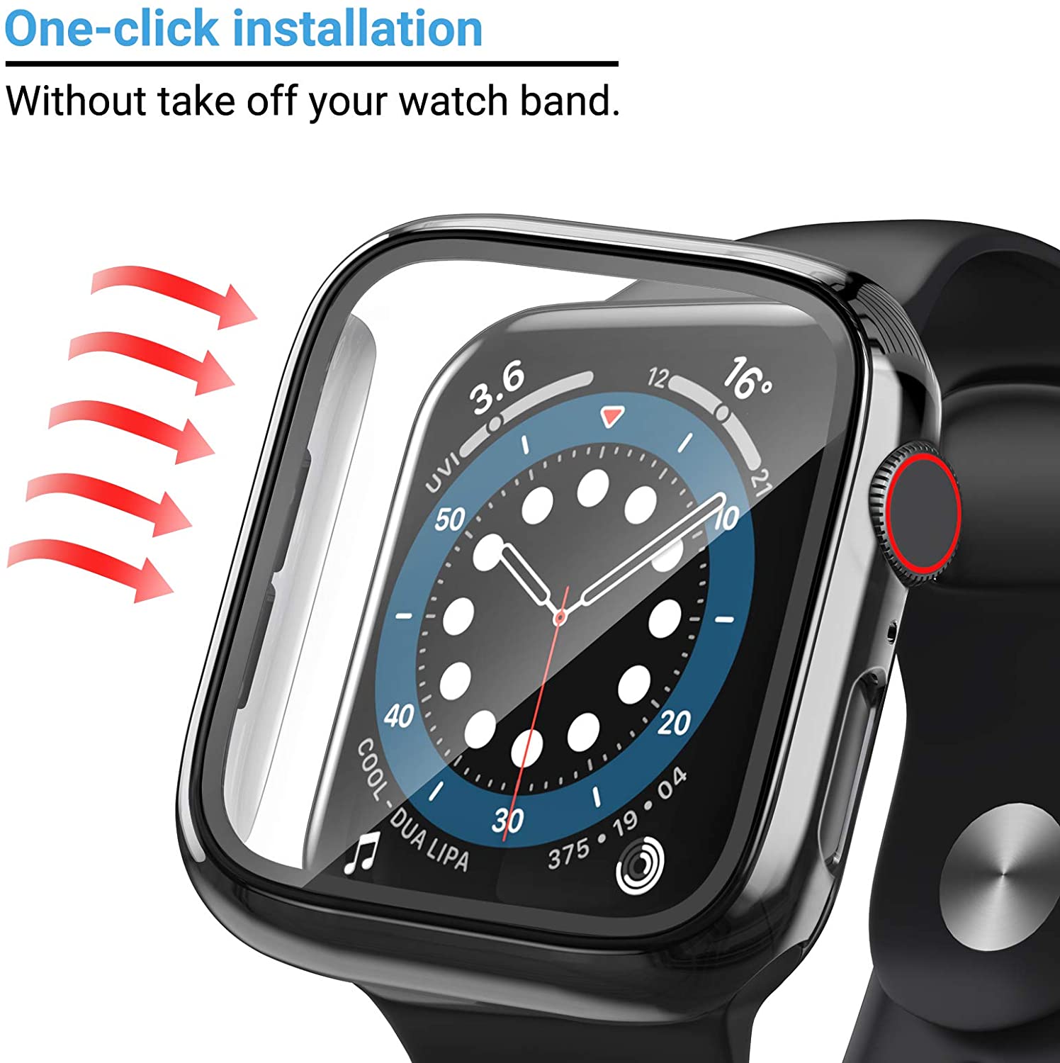 Verre + couvercle pour boîtier - Smartwatch Straps & Accessories avis et prix
