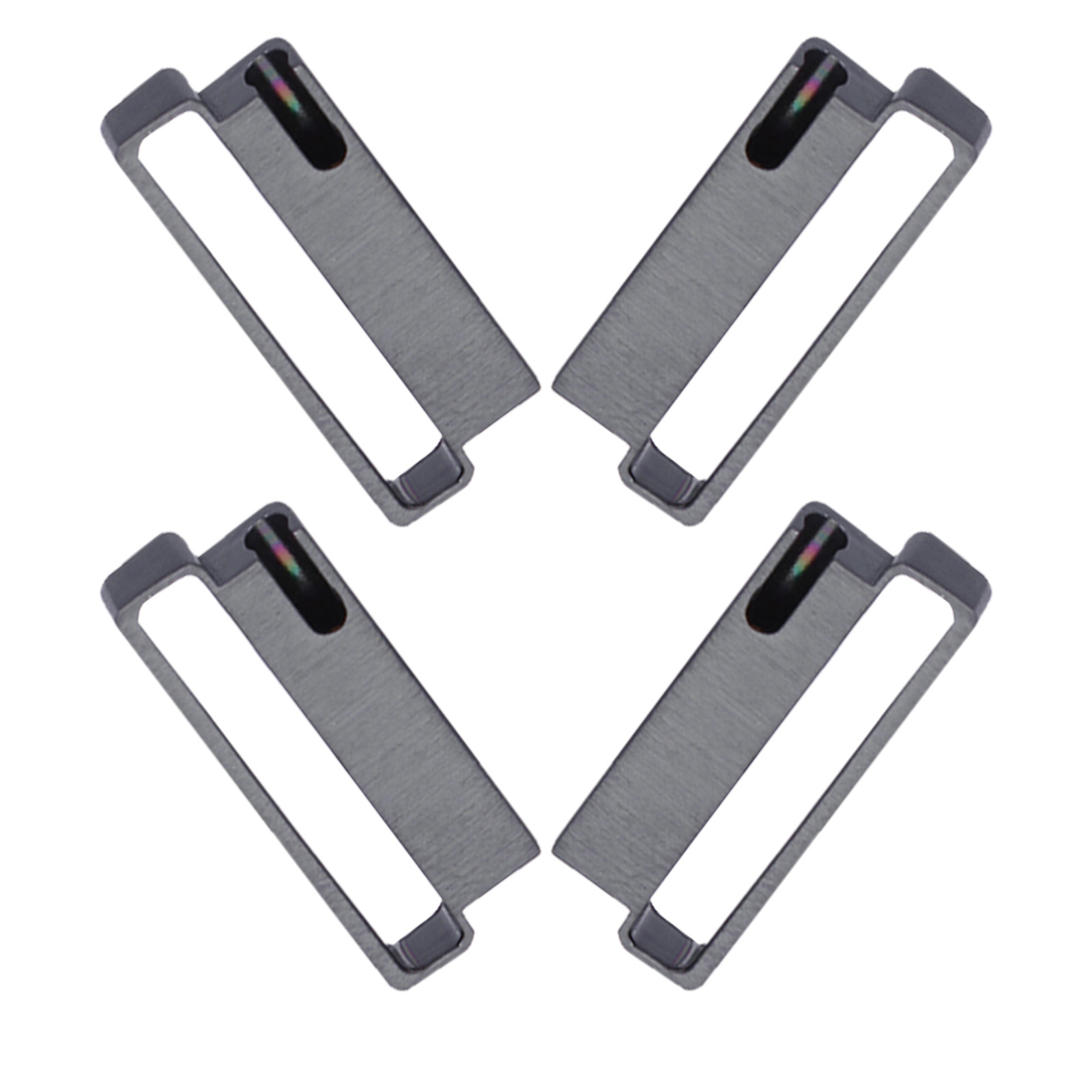 4 connecteurs en acier inoxyda - Smartwatch Straps & Accessories avis et prix